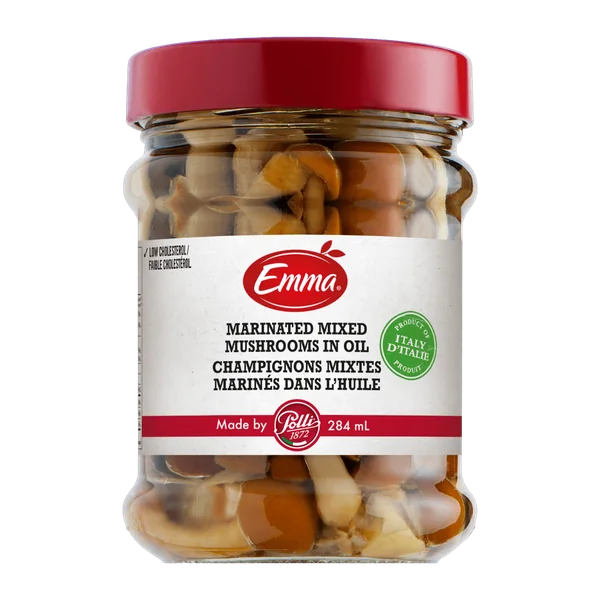 Emma Marinated Mixed Mushrooms in Oil package