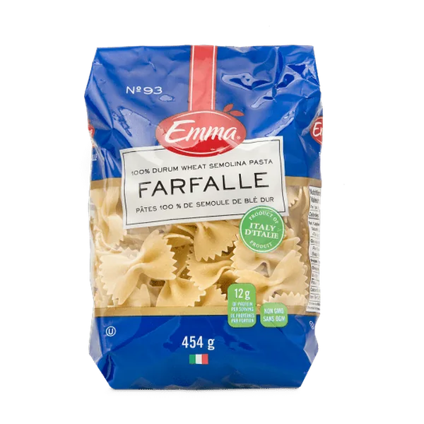 Emma Farfalle Pasta package