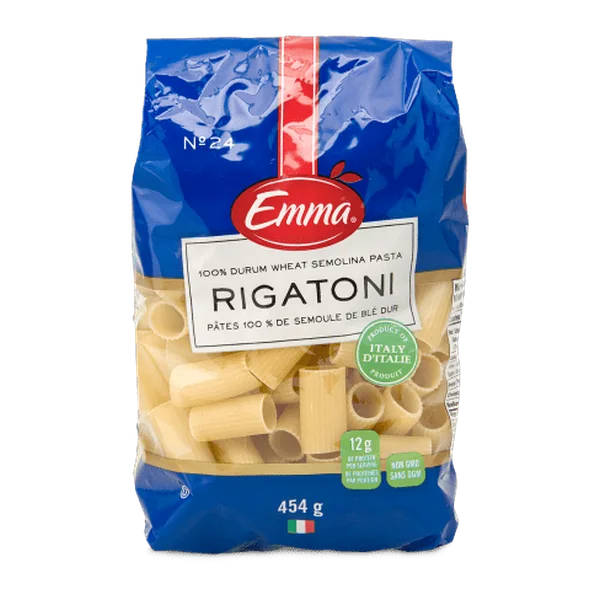 Emma Rigatoni Pasta package