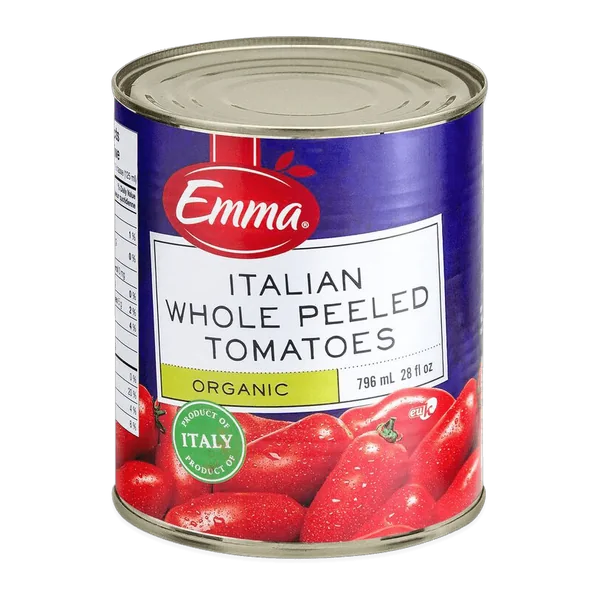 Emma Organic Peeled Tomatoes – Imported from Italy package