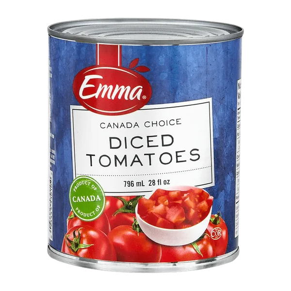 Emma Regular Diced Tomatoes – Local package