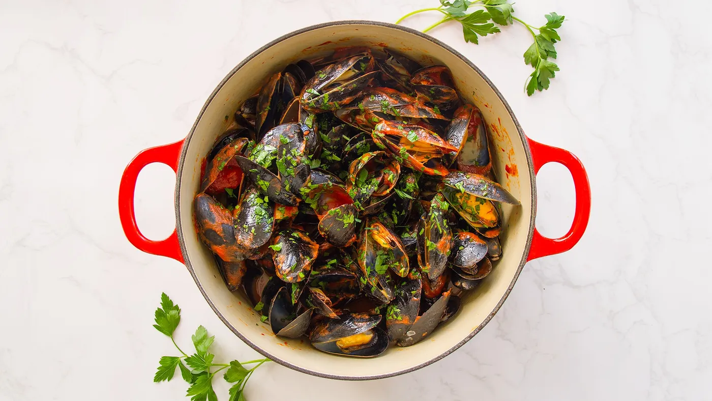 Mussels with Spicy Tomato Sauce
