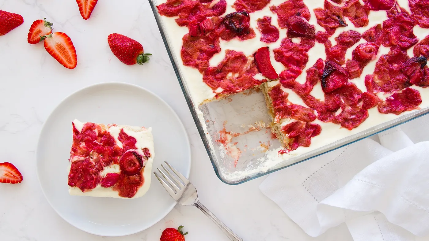 Strawberry Rhubarb Tiramisu